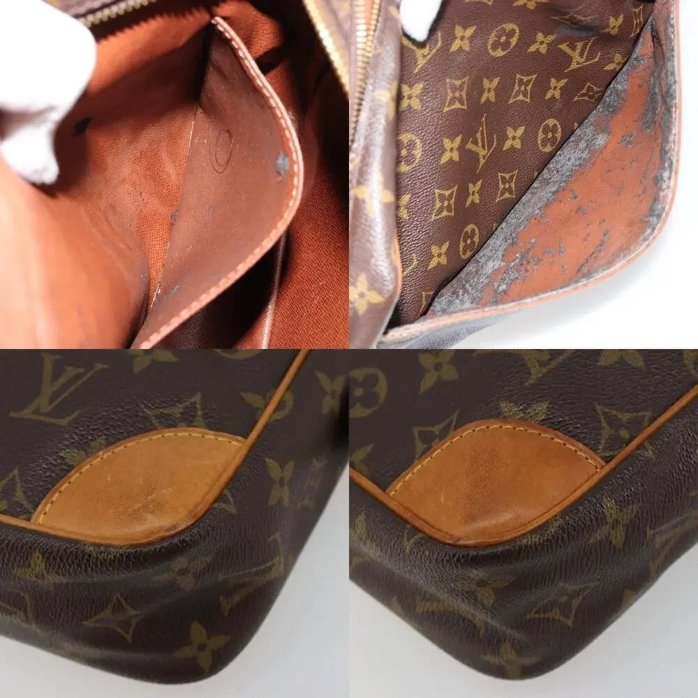 Louis Vuitton Monogram Compiegne 28 Clutch Bag Brown